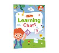 Large English Word Building Chart Educational Language Learning Tool Kids Early Learning Vocabulary Poster 28.7x21cm English Vocabulary Chart for Kids