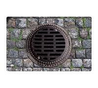 Large Entrance Carpet Slip Floor Mat With Visual Deception Effect Suitable For High Traffic Areas Indoor And Outdoor Use Durable And Easy To Clean (B, One Size)