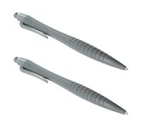 Large Ergonomic Touch Screen Stylus Pen - 2 Pack Grey | ZedLabz