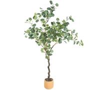 Large Eucalyptus Tree - This Large Eucalyptus Tree Is A Gorgeous Way To Bring A Sense Of The Outdoors Into Your Garden Or Home - Great For Adding Some Stunning Floral Colour To Your Decor (Terracotta)