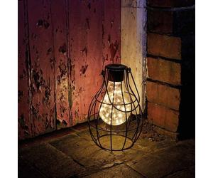 Large Eureka Firefly Solar Powered Lantern Garden Light Table Top Or Hanging