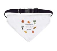 Large 'Every Leaf Speaks Bliss To Me' Dog/Cat/Pet Bandana (PD00057978)