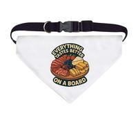 Large 'Everything Tastes Better On A Board' Dog/Cat/Pet Bandana (PD00065994)