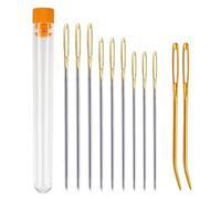 Large Eye Blunt Needles, 11pcs Large Eye Darning Tapestry Sewing Needles for Wool Big Eyes Yarn Needle for Crochet Yarn Knitting