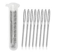 Large Eye Sewing Needles, 20 Pcs Large Eyed Blunt Ended Hand Sewing Needles Easy Thread Big Eye Yarn Wool Knitting Needle 2.3"