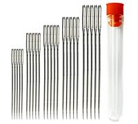 Large Eye Sharp Point Sewing Needles, 25pcs Set - 1.65'' to 2.36''