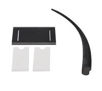 Large Eyelash Display Model Thicken Flat Buttom Double Tip Training Demonstration Tool with Base for Eyelash Shop Display and Teaching Demonstration Plastic 25 x 18cm