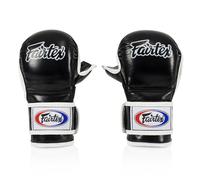 (Large) Fairtex Fgv15 Mma Leather 7Oz Sparring Gloves - Black