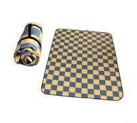 Large Family Picnic Blanket 200x200cm 6-8 Person(Dark Green) | Three-layer tech, for pu coated base, stays dry on grass, for ideal for damp parks, beach days