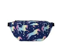 Large Fanny Packs for Women Men Cross Body - Minimalist Macaron Color Horse Travel Crossbody Bags for Women Trendy, Belt Bag for Women Men Crossbody, Waist Bag for Women With Adjustable Strap