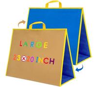 large Felt Flannel Board 22.8 * 19.7 In,Felt Story learning Board for Toddlers,Classroom,Preschool,Kiddie Corner, Interactive,Foldable,Stand,For Walls Felt Baord,Double-Sided Use,Gifts for Kids