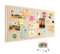 Large Felt Notice Board, Self-Adhesive, 60 x 40 cm, Custom Large Cork Board, Felt Notice Board, Cork Board, Foldable Photo Board with Self-Adhesive Tape, for Home, Kitchen, Office, School, 0.9 cm