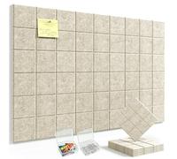 Large Felt Pin Board 6 Pack: 90x60cm Self-Adhesive Cork Board Alternative