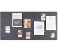 Large Felt Pin Board Wall Bulletin Board 60 Cm X 120 Cm, Memo Board Notice Board,for Office Bedrooms, Light Grey,with Push Pins, Decorative Adhesive Board