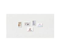 Large Felt Pin Board Wall Bulletin Board 60 Cm X 120 Cm, Memo Board Notice Board,for Office Bedrooms, Light Grey,with Push Pins, Decorative Adhesive Board