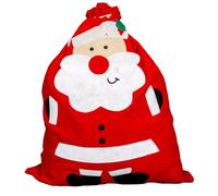 Large Felt Santa Sack Red Stocking Xmas Gifts Presents Bag Toys Sweets Christmas Accessory Decorations 50 x 60 cm