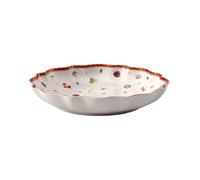 Large Festive Bowl - Villeroy & Boch Red Porcelain Toys Delight Collection