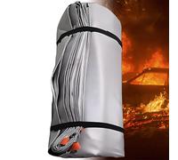 Large Fire Blanket for Car, Truck, EV, Emergency Escape Safety, Flame Retardant Silicone, 4x6ft