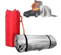 Large Fire Blanket, Reusable Fire Shelter, Rapid Extinguishing and Flame Suppression for EVs, Gas Cars, and Garages