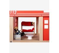 Large fire station with children's accessories SMALL FOOT red
