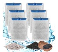 Large Fish Tank Filter Cartridges Replacement for Tetra Whisper Bio-bag Filter: 6 Pack Aquarium Filter Cartridge Compatible with Tetra Whisper Filter 20i/40i IQ20/30/45/60 PF20/30/40/60 & ReptoFilter