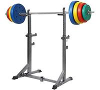 Large Fitness Home Dumbbell Bench Dumbbell Squat Racks, Adjustable Barbell Rack Holder Sturdy Steel Squat Barbell Free Bench Press Stands, Max Load Ho