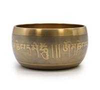 Large Five Buddha Singing Bowl Gold