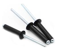 Large Flange Blind Rivets, Aluminum Blind Rivets Round Head 5-25mm Pack of 60(M5 10pcs,8mm)