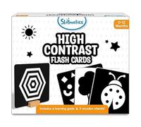 Large Flash Cards for Babies & Infants - High Contrast, 60 Pictures, Language_Skills, Visual Stimulation & Sensory Development, Travel Friendly, Gifts for Infants 0 to 12 Months Kids