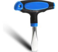 Large Flat Head Screwdriver, Plastic Ergonomic Flat Head T-Handle Screwdrivers, Easy to Use Slotted Screwdriver for Film Sets and The Repair of Other Electronic Products