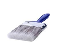 Large Flat Paint Brush Multi-purpose Wide Wall Art Paint Brush Shed Fence Floor House Paint Brushes for Wall Door Decor, Gesso, Varnishes, Acrylic Painting, Watercolor, Wood, Furniture (6 inch Blue)