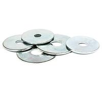 Large Flat Repair Washer Steel Penny Repair Mudguard Car Body Washers (Pack of 20) (M8 x 20mm x 1.5mm) A08CD
