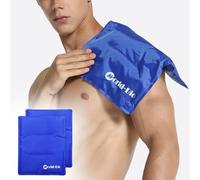 Large Flexible Ice Pack for Sport Injuries, Hot & Cold Therapy (11"x14") - 2 Packs Reusable Gel Pads for Back, Shoulder, Knee, Hip Pain Relief, Muscle Injuries, Surgery Recovery