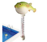 Large Floating Pool Thermometer - Cartoon Octopus Lobster Shark Temperature Gauge, Waterproof PP Water Meter | For Swimming Pools Spas Hot Tubs Bathtub Shower Ponds Lake Family Children 70g