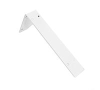 Large Floating Shelf Bracket for Heavy Duty Wall Mounting, Strong Front Support for Shelves Countertops and Cisterns, Rust-Inhibitor Painted Steel Triang(18inch)