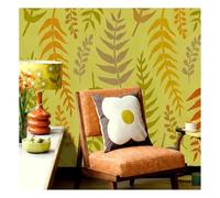 Large Floral Fern Leaf Painting Stencil Reusable Template Plastic On Wall Stencils for Bedroom Garden Furniture Home Decor Craft DIY, Floor Concrete Patio(XXL 74cmX50cm)