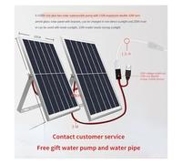 Large Flow Solar Water Pump Aquarium Fish Rockery Waterfall Fountain Submersible Hydroponics Cycle Pool Filter(USB5V20W Solar Plate)
