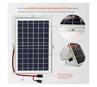 Large Flow Solar Water Pump Aquarium Fish Rockery Waterfall Fountain Submersible Hydroponics Cycle Pool Filter(Only Solar Plate)