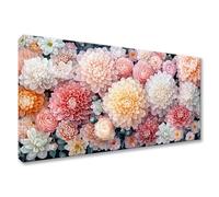 Large Flower Diamond Art Kits Adults 55x110cm, Landscape Diamond Painting Kits for Adults Beginners, DIY 5D Round Crystal Art, Rhinestones Embroidery Cross Stitch Painting for Room Decor Gifts Y0-751