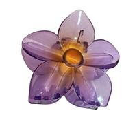 Large Flower Hair Clips, Flower Hair Clips, Transparent Hair Pin with Flower Motif by the Sea, Hair Pin for Holidays by the Sea, Pool Activities, Hair Clip for Various Costumes