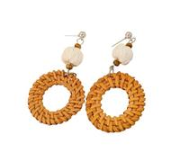Large Flower Hoop Earring Statement Spikes Earring Geometric Celestials Designs For Fashion Enthusiasts Casual Wear Party Earrings