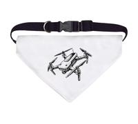 Large 'Flying Drone' Dog/Cat/Pet Bandana (PD00061116)