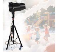 Large Foam Blaster,High-Output Bubble Machine,Adjustable Angle/shaking head Foam Can-non,for Outdoor Celebrations,Weddings,Water Parks,6-10m Distance,80㎡ Foam Production(Black)