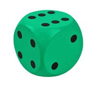 Large Foam Dice - 15cm Jumbo Playing Dice For Kids, Soft PU Math Teaching Aids Classroom Nursery, Huge 6-Inch Giant Dicce Relay Races Board Games, Indoor Safe Flooring, Birthday Gift