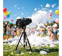 Large Foam Machine, 1000w Party Cannon, Portable Maker With Tripod Stand, Powerful, For Garden, Pool,Outdoor Events(Black)