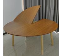 Large Foldable Round Tabletop Extender, 48 inch Folding Table Tops Replacement, Temporary Extender for Outdoor Portable Table, 66.9in