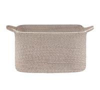 Large Foldable Woven Laundry Basket Storage with Handle for Baby Clothes Toy Blanket Bedding Towel, 55 * 38 * 30cm,Suitable for Living Room Bedroom Bathroom (Brown)