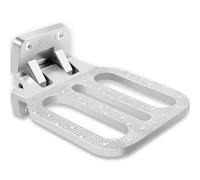 Large Folding Truck Step, 6.75 x 8.56 Inch Platform, Chrome-Plated Automotive Entry Assist Safety Foot Steps for Trailers, RVs, Buses, Boat, Camper and Emergency Vehicles, Replaces FS2797CH