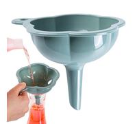 Large Food Grade Funnels - Premium Bottle Spout Adapter, Reusable Kitchen Pouring Tool | Spill Proof Oil Funnel Device, Durable Juice Dispensing Funnel, Nonstick Cooking Funnels for Household Tasks