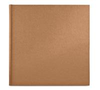 Large Format Album "Wrinkled", 30 x 30 cm, 80 White Pages, Brown